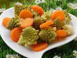 Chou romanesco / carottes (thermomix)