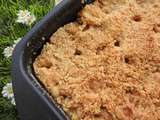 Crumble aux pommes ( cake factory et thermomix)