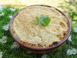 Crumble de legumes d'ete au cantal (thermomix et cuisson extra crisp Cookéo)