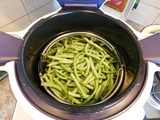 Cuisson des haricots verts au cookeo