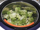 Cuisson du chou romanesco (cookéo)