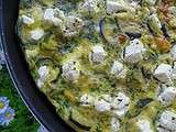 Frittata de courgettes feta (thermomix)