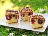 Gateau facon streusel a la cerise (thermomix)