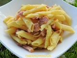 Penne a la carbonara et pecorino (thermomix)