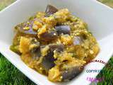 Poelee d'aubergines et poivrons (thermomix)