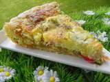 Quiche au saumon et brunoise de legumes (thermomix)