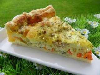 Quiche au thon et legumes (thermomix)