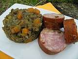 Saucisse aux lentilles (thermomix)