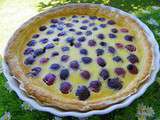 Tarte aux cerises et  a la creme de mascarpone (thermomix)