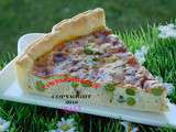 Tarte poulet petits pois et boursin (thermomix)