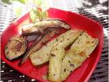 Aubergines et courgettes grillées