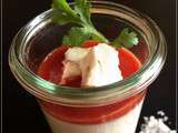 Panna cotta de chou-fleur au gorgonzola, recette au thermomix