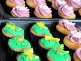 Cupcakes de printemps vanille-chocolat