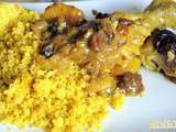 Tajine de poulet au citron et fruits secs