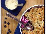 Cobbler Myrtilles Bananes Amandes & Noisettes pour faire venir le Printemps