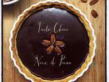 Fait beau , Fait chaud ... Mais c ' est l ' Automne ! Une Tarte de Saison aux Chocolat & Noix de Pécan pour s ' en assurer