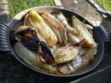 Endives braisées, crème au maroilles