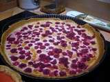 Tarte aux framboises  mascarpone