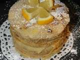 Gateau de crepes au citron