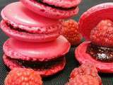 Macarons aux framboises