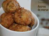 Accras de morue (thermomix ou non)