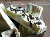 Barres gourmandes au chocolat blanc