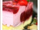 Bavarois aux fraises