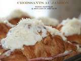 Croissants au jambon