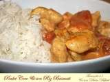 Poulet Coco & son riz Basmati