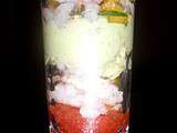 Verrine Avocat-Crevettes...Nectarine