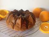 Bundt cake orange chocolat