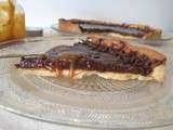 Tarte au chocolat et caramel au beurre salé