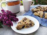 Gluten free blueberry millet scones/Scones sans gluten au millet et aux bleuets