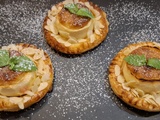 Feuilletés à la pomme et à la crème d'amandes