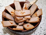 Lomo de orza ( longe de porc marinée et confite)