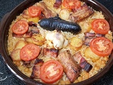 Riz espagnol de Valence au four (Arroz al horno valenciano)