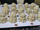 Sapins de noël en meringue