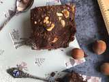 Brownie rhum raisin noisette