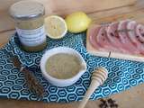 Marinade miel, citron et moutarde pour viandes blanches