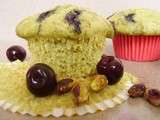 Muffin Pistache-Cerise