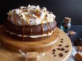 Naked cake chocolat-cappucino