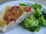 Quiche au thon-tomate et moutarde à l’ancienne