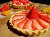 Tartelette fraise-abricot