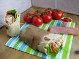 Wrap poulet blt