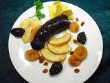 Boudin noir aux fruits secs