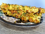 Brochettes de poulet à la coriandre