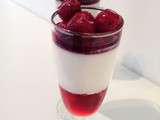 Panna cotta aux griottes