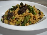 Risotto aux morilles et asperges