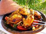 Tajine de poulet aux légumes d’été