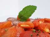 Tomates confites au four